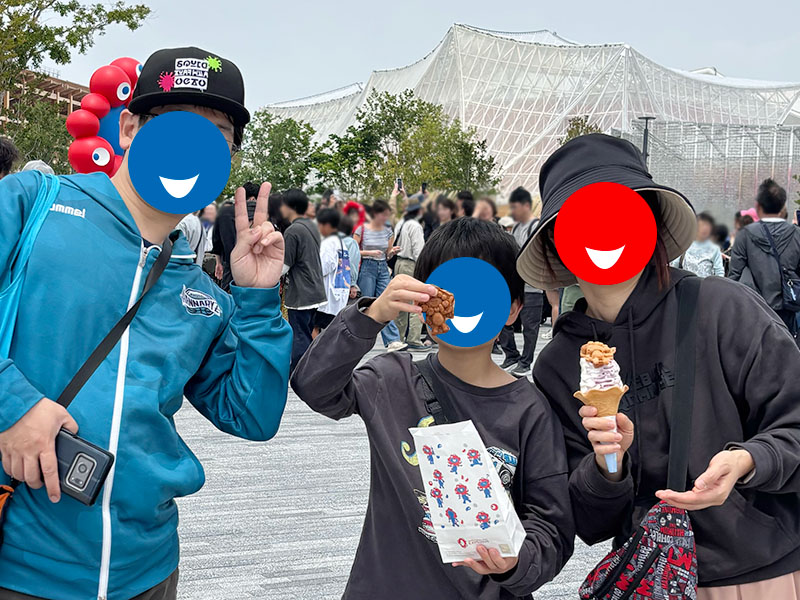 大阪万博 ミャクミャク焼き らぽっぽ