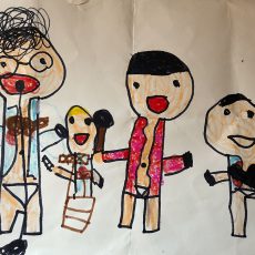 5歳児が描いたコミックバンド四星球