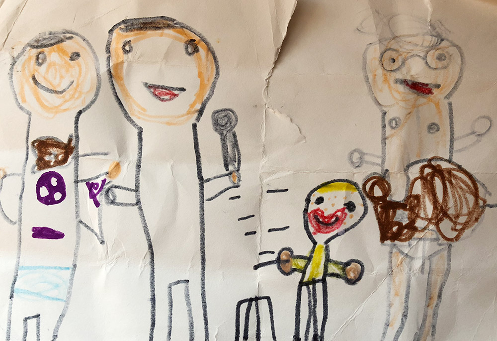 5歳児が描いたコミックバンド四星球